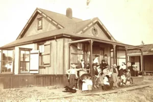 Ferris Family cottage: home of the Sunday School.